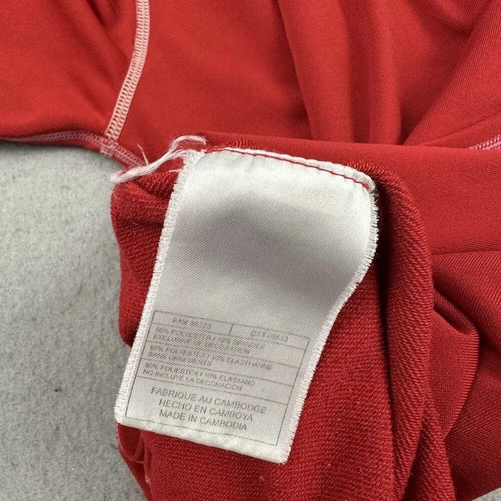 Nike Shirt Men XL Red Long Sleeve Compression Base Layer Kobe Mamba Logo Mock *